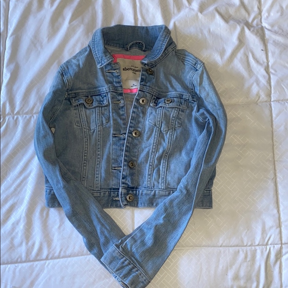 Abercrombie kids jean jacket